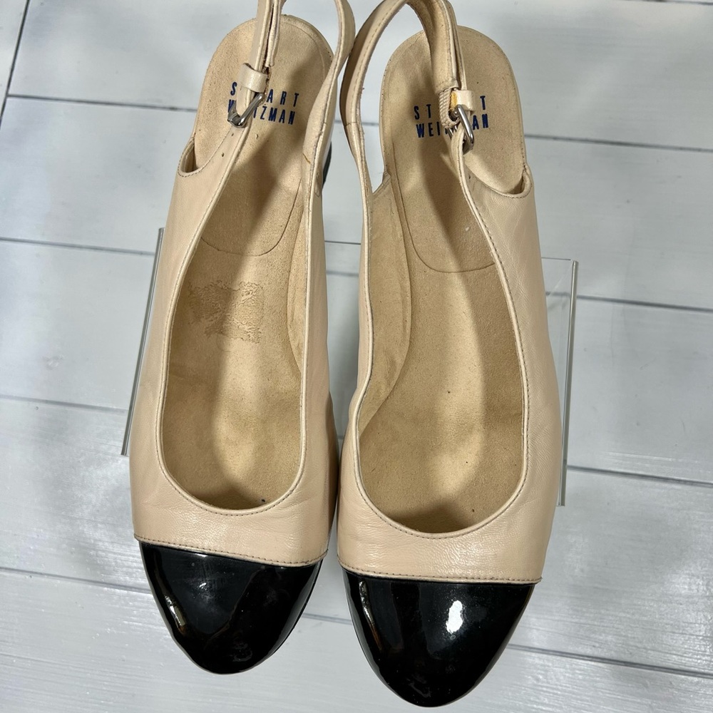 Stuart Weitzman Spectator sling back shoes size 7.5